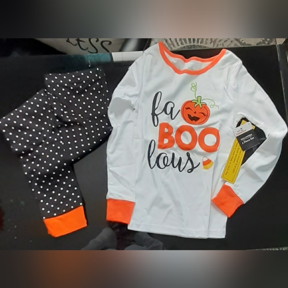 Girl's Halloween 2pc Pajama Set